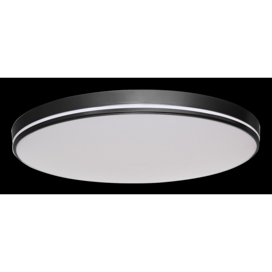 Immax NEO 07148-B40 - LED Dimmbare Deckenleuchte NEO LITE AREAS LED/24W/230V Tuya Wi-Fi schwarz + Fernbedienung