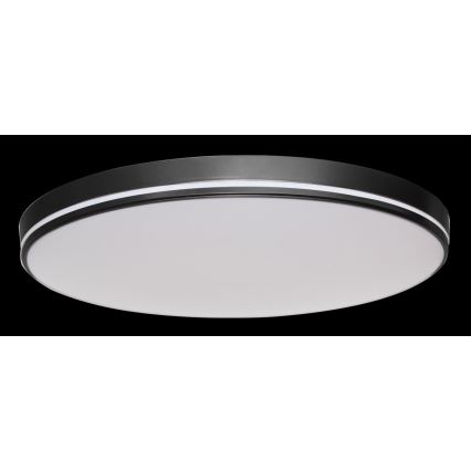 Immax NEO 07148-B51 - LED Dimmbare Deckenleuchte NEO LITE AREAS LED/48W/230V Tuya Wi-Fi schwarz + Fernbedienung