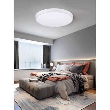 Immax NEO 07149-W40 - LED Dimmbare Deckenleuchte NEO LITE AREAS LED/24W/230V Tuya Wi-Fi weiß + Fernbedienung