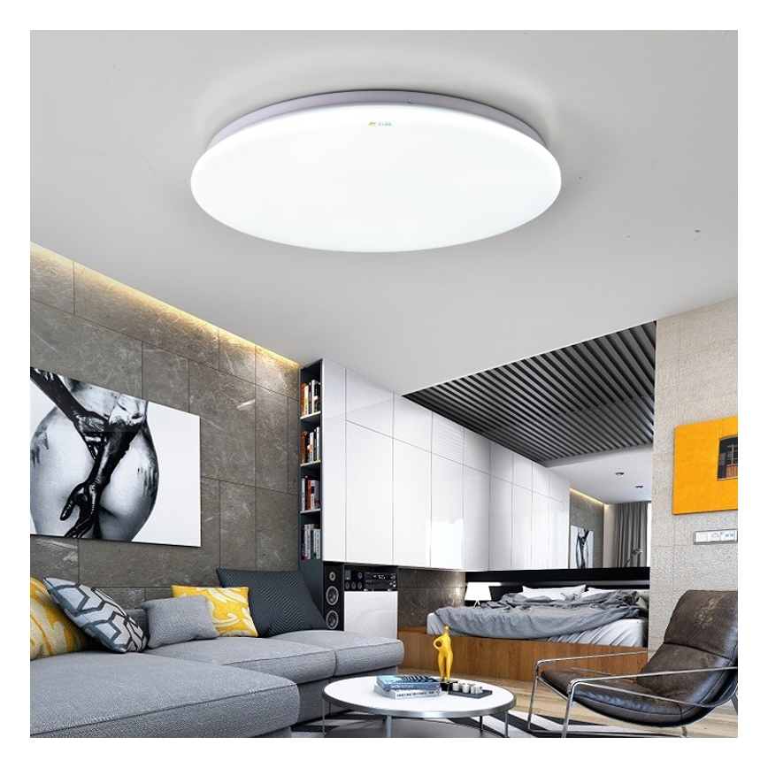 Immax NEO 07156-38 - Dimmbare LED-Deckenleuchte ANCORA LED/24W/230V 2700-6500K WiFi +Fernbedienung Tuya