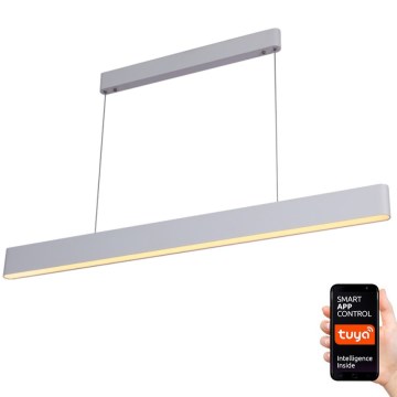 Immax NEO 07157-W120X - RGB+CCT Dimmbare LED-Hängeleuchte an Schnur MILANO LED/40W/230V Tuya weiß