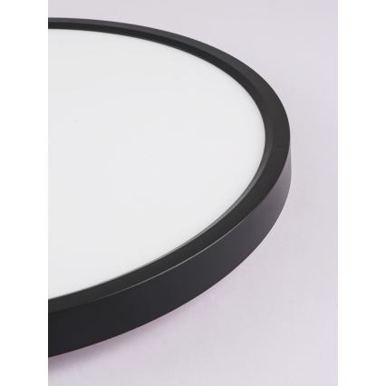 Immax NEO 07166-B40 - LED RGB+CCT dimmbare Deckenleuchte NEO LITE TUDO LED/50W/230V Wi-Fi Tuya schwarz + Fernbedienung