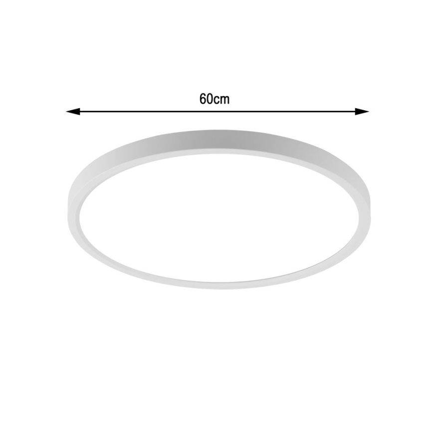 Immax NEO 07169-W60 - RGB+CCT Dimmbare LED-Deckenleuchte NEO LITE TUDO 65W/230V 2700-6500K Wi-Fi Tuya + Fernbedienung weiß