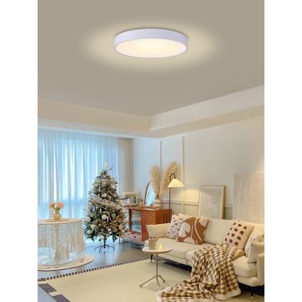 Immax NEO 07206L - Dimmbare LED-Deckenleuchte RONDATE LED/53W/230V weiß Tuya + Fernbedienung