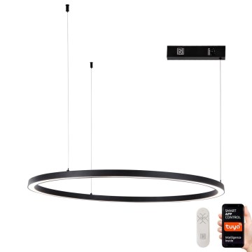 Immax NEO 07215L - Dimmbare LED-Hängeleuchte FINO LED/60W/230V 80 cm schwarz Tuya + Fernbedienung