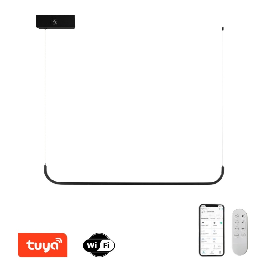 Immax NEO 07221L - LED dimmbare Hängeleuchte an Seil NEO LITE PATTINI LED/26W/230V 2700-6500K Wi-Fi Tuya + Fernbedienung