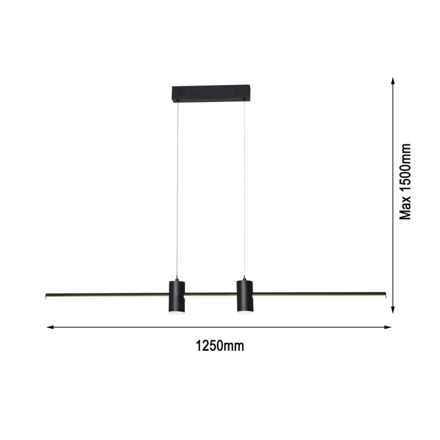 Immax NEO 07230L - Dimmbare LED-Hängeleuchte an Schnur NEO LITE ESTRELAS LED/30W/230V 2700-6500K Wi-Fi Tuya + Fernbedienung