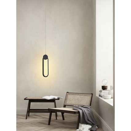 Immax NEO 07232L - Dimmbare LED-Hängeleuchte an Schnur NEO LITE OVALE LED/22W/230V 2700-6500K Wi-Fi Tuya + Fernbedienung