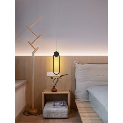 Immax NEO 07232L - Dimmbare LED-Hängeleuchte an Schnur NEO LITE OVALE LED/22W/230V 2700-6500K Wi-Fi Tuya + Fernbedienung