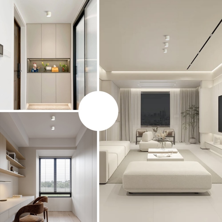 Immax NEO 07241L - LED dimmbares Deckenleuchte RONDATE LED/18W/230V 11,5cm Wi-Fi Tuya