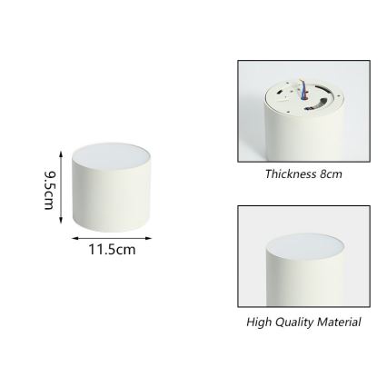 Immax NEO 07241L - LED dimmbares Deckenleuchte RONDATE LED/18W/230V 11,5cm Wi-Fi Tuya