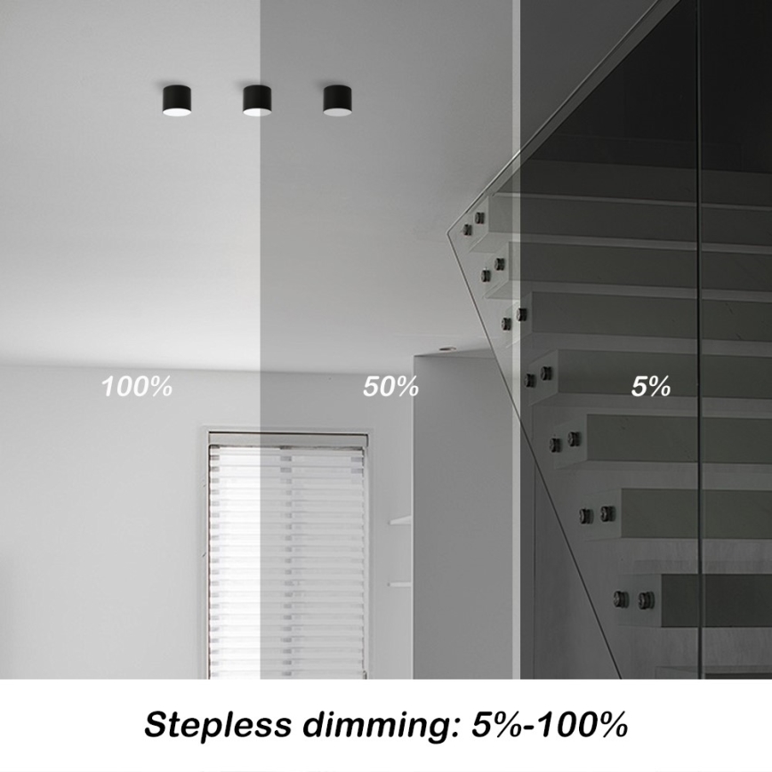 Immax NEO 07242L - LED dimmbares Deckenleuchte RONDATE LED/18W/230V 11,5 cm Wi-Fi Tuya