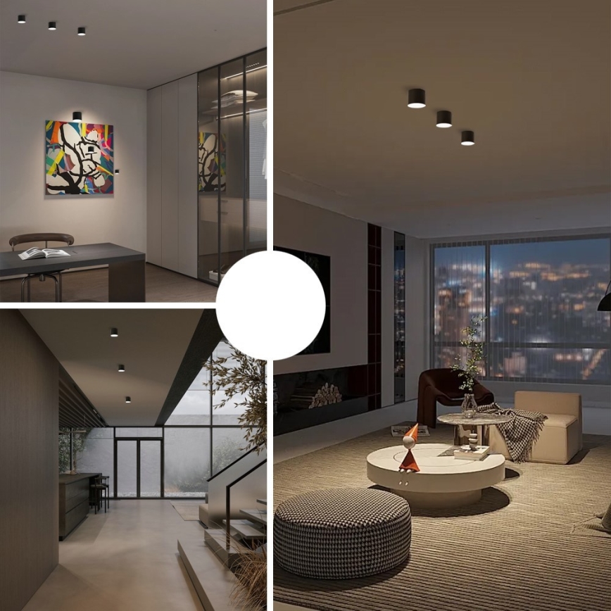 Immax NEO 07242L - LED dimmbares Deckenleuchte RONDATE LED/18W/230V 11,5 cm Wi-Fi Tuya