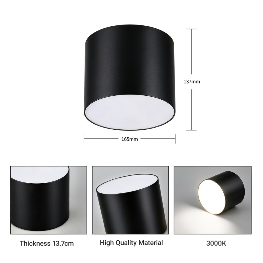 Immax NEO 07244L - LED dimmbares Deckenleuchte RONDATE LED/32W/230V 16,5 cm Wi-Fi Tuya