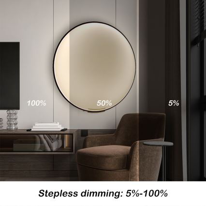 Immax NEO 07245-80 - Dimmbare LED-Wandleuchte FINO LED/50W/230V 2700-6500K 80 cm Tuya + Fernbedienung