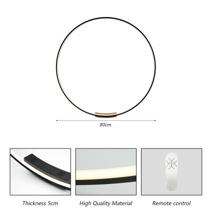 Immax NEO 07245-80 - LED dimmbare Wandleuchte FINO LED/50W/230V 2700-6500K 80 cm Tuya + Fernbedienung