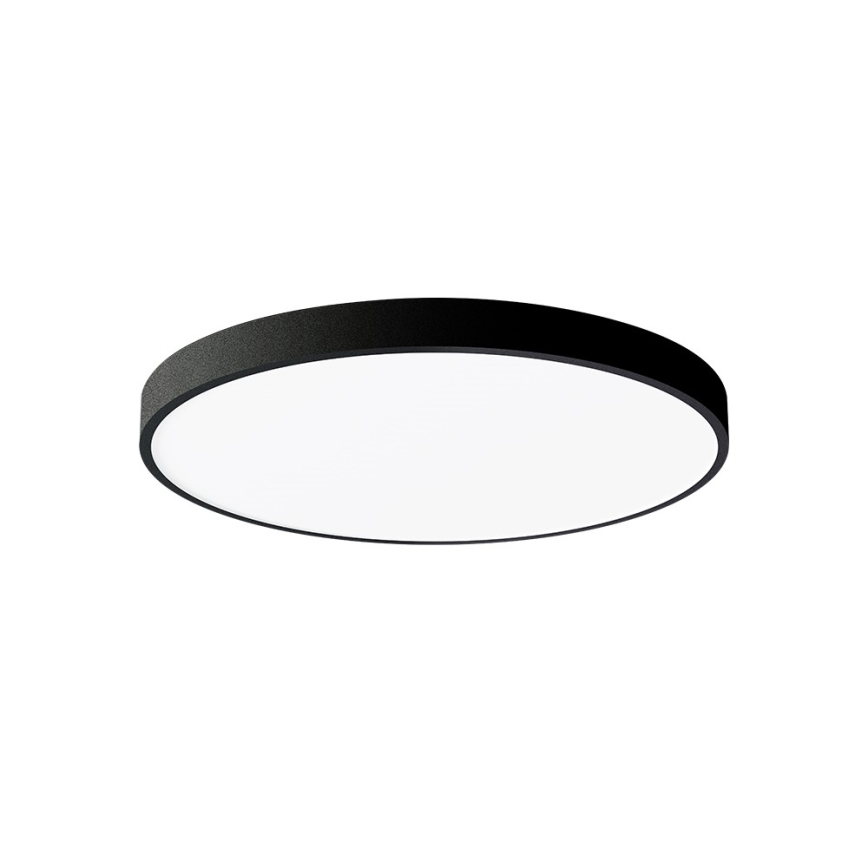 Immax NEO 07249L - Dimmbare LED-Deckenleuchte NEO LITE SEMPLICI LED/48W/230V 3000-6000K Wi-Fi Tuya schwarz + Fernbedienung