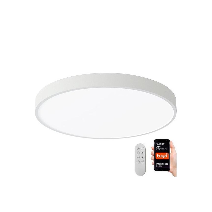 Immax NEO 07251L - Dimmbare LED-Deckenleuchte NEO LITE SEMPLICI LED/36W/230V 3000-6000K Wi-Fi Tuya weiß + Fernbedienung