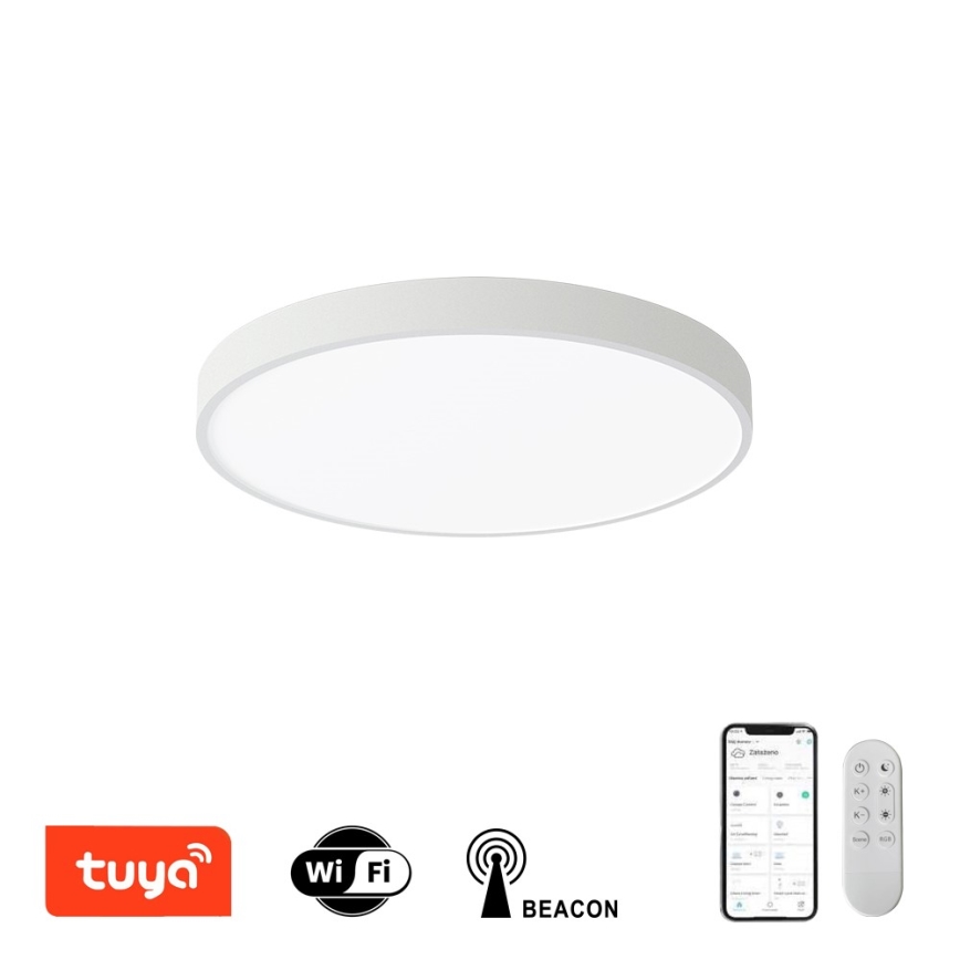 Immax NEO 07251L - Dimmbare LED-Deckenleuchte NEO LITE SEMPLICI LED/36W/230V 3000-6000K Wi-Fi Tuya weiß + Fernbedienung