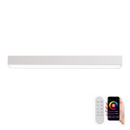 Immax NEO 07258L - Dimmbare LED-Deckenleuchte NEO LITE LUNGO LED/29W/230V 3000-6000K Wi-Fi Tuya weiß + Fernbedienung