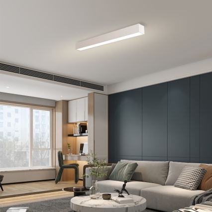 Immax NEO 07258L - Dimmbare LED-Deckenleuchte NEO LITE LUNGO LED/29W/230V 3000-6000K Wi-Fi Tuya weiß + Fernbedienung