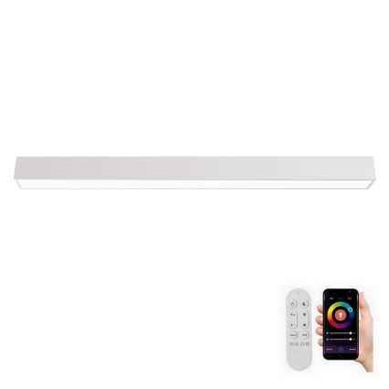 Immax NEO 07259L - LED dimmbare Deckenleuchte NEO LITE LUNGO LED/38W/230V 3000-6000K Wi-Fi Tuya weiß + Fernbedienung