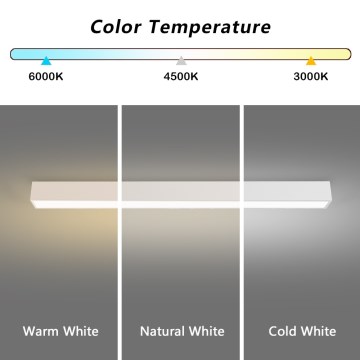 Immax NEO 07259L - LED dimmbare Deckenleuchte NEO LITE LUNGO LED/38W/230V 3000-6000K Wi-Fi Tuya weiß + Fernbedienung