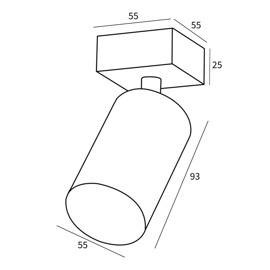 Immax NEO 07261Z - LED RGB+CCT dimmbares Einbauleuchte NEO PUNTO 1xGU10/4,8W/230V Tuya