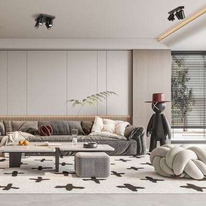 Immax NEO 07264W - LED RGB+CCT dimmbares Einbauleuchte NEO LITE PUNTO 4xGU10/6W/230V Wi-Fi Tuya