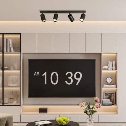 Immax NEO 07264W - RGB+CCT Dimmbarer LED-Strahler NEO LITE PUNTO 4xGU10/6W/230V Wi-Fi Tuya