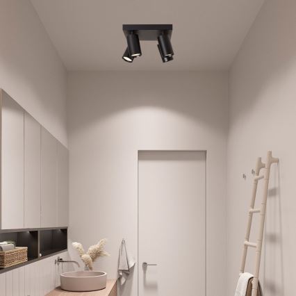 Immax NEO 07266W - LED RGB+CCT dimmbare Einbauleuchte NEO LITE PUNTO 4xGU10/6W/230V Wi-Fi Tuya