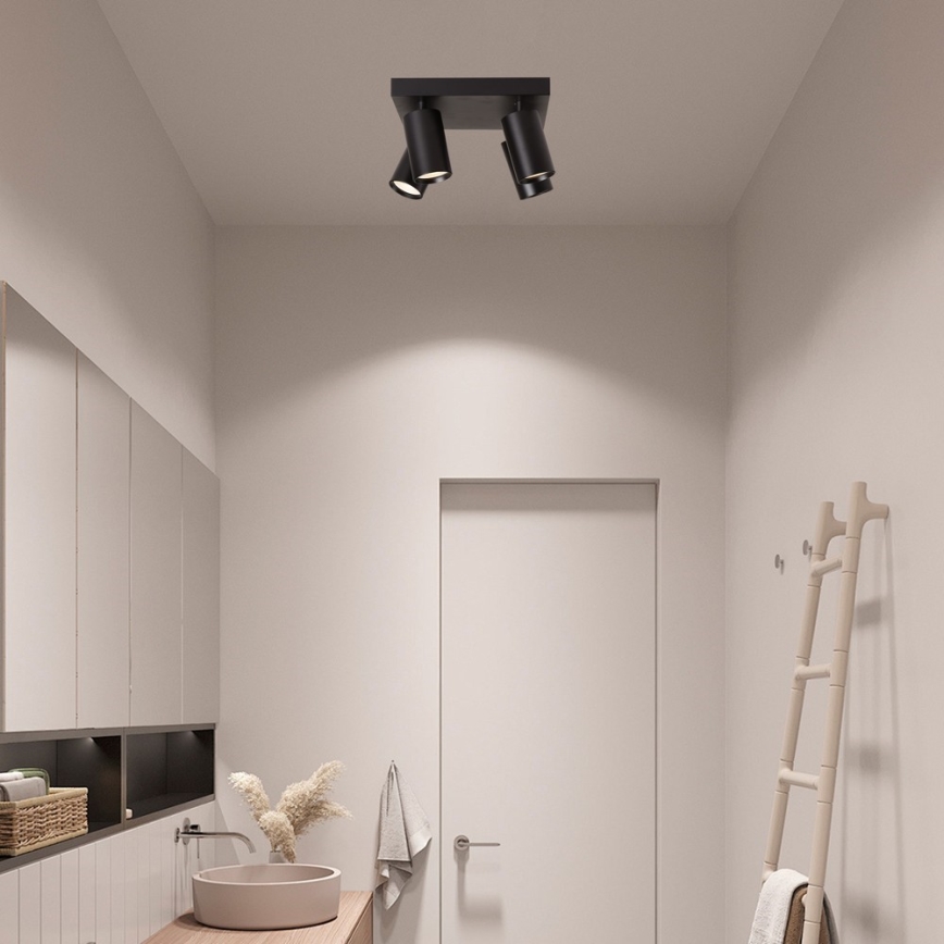 Immax NEO 07267Z - LED RGB+CCT dimmbares Einbauleuchte NEO PUNTO 4xGU10/4,8W/230V Wi-Fi Tuya