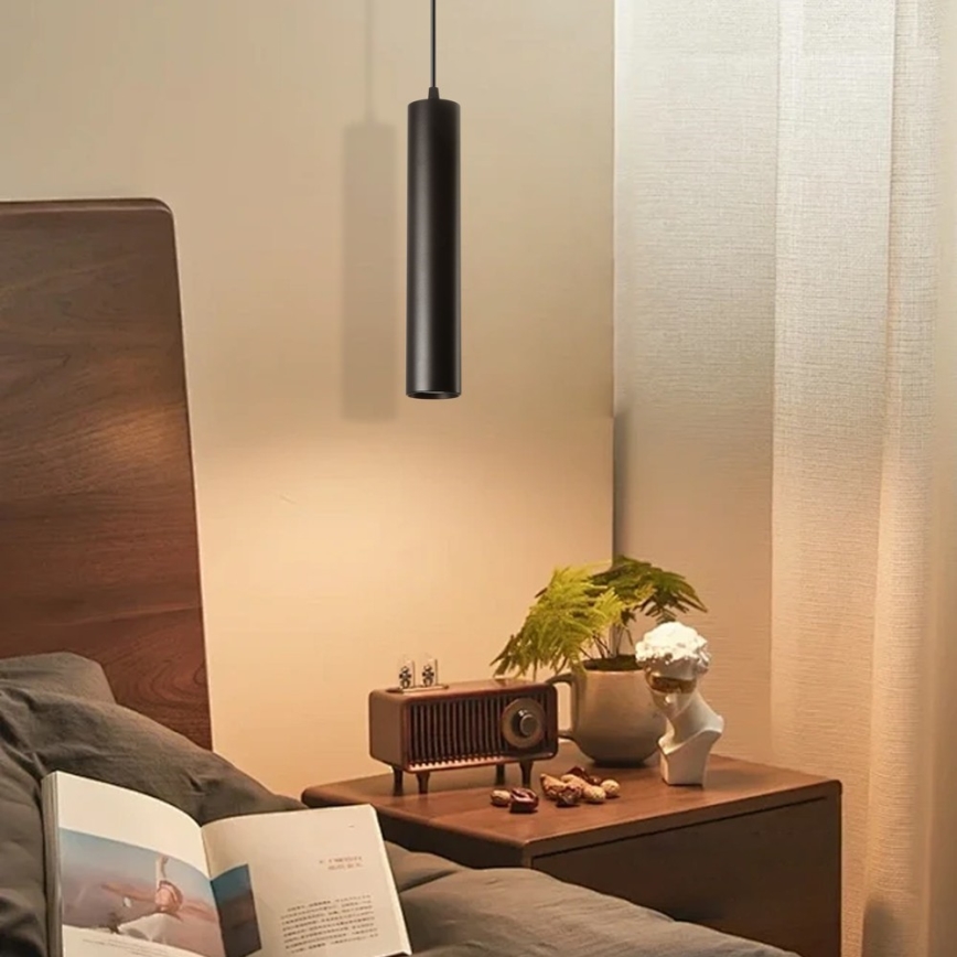 Immax NEO 07270W - LED RGB+CCT dimmbare Pendelleuchte an Seil NEO LITE PUNTO 1xGU10/6W/230V Wi-Fi Tuya