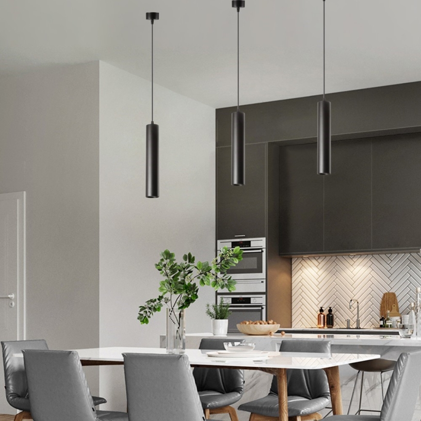 Immax NEO 07271Z - LED RGB+CCT dimmbare Pendelleuchte an Seil NEO PUNTO 1xGU10/4,8W/230V Tuya