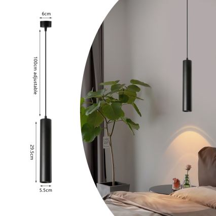 Immax NEO 07271Z - RGB+CCT Dimmbare LED-Hängeleuchte NEO PUNTO 1xGU10/4,8W/230V Tuya