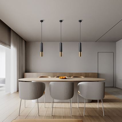 Immax NEO 07272W - LED RGB+CCT dimmbare Pendelleuchte an Seil NEO LITE PUNTO 1xGU10/6W/230V Tuya