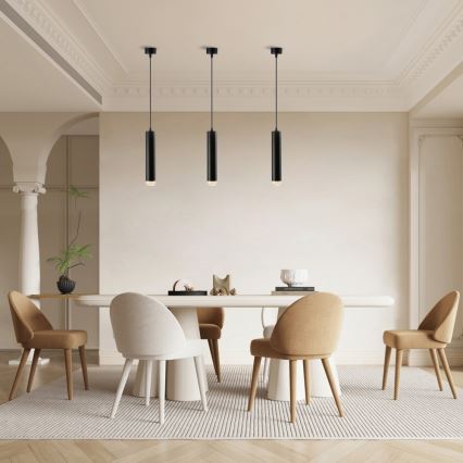 Immax NEO 07274W - LED RGB+CCT dimmbare Pendelleuchte an Seil NEO LITE PUNTO 1xGU10/6W/230V Wi-Fi Tuya