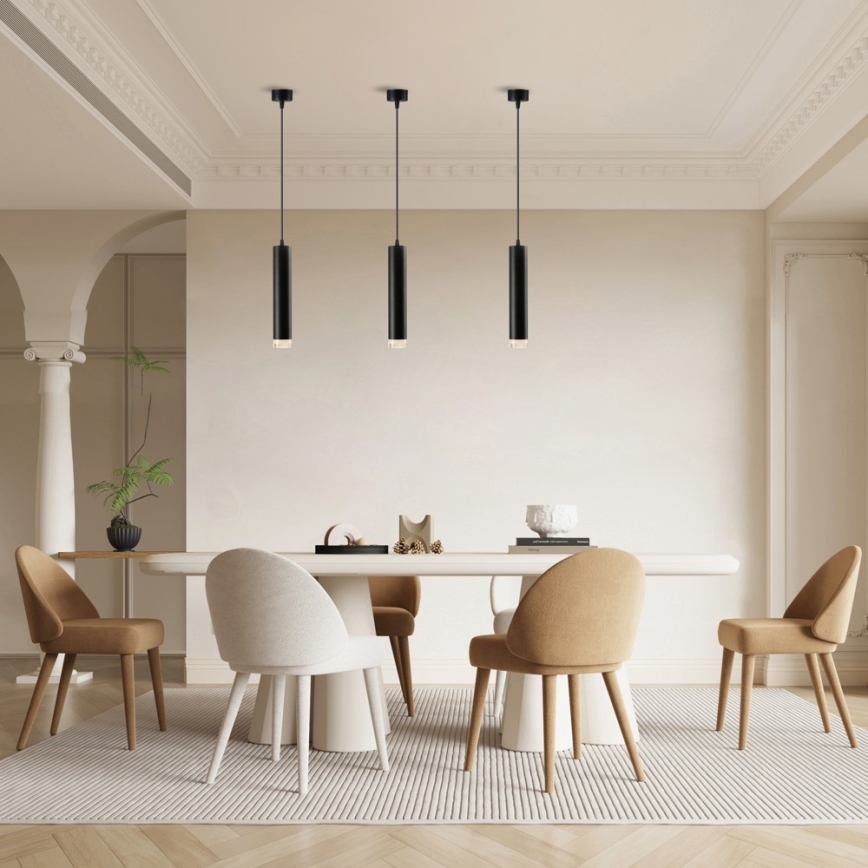 Immax NEO 07274W - LED RGB+CCT dimmbare Pendelleuchte an Seil NEO LITE PUNTO 1xGU10/6W/230V Wi-Fi Tuya