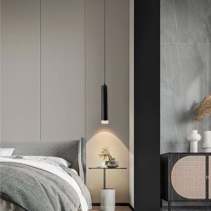 Immax NEO 07274W - LED RGB+CCT dimmbare Pendelleuchte an Seil NEO LITE PUNTO 1xGU10/6W/230V Wi-Fi Tuya