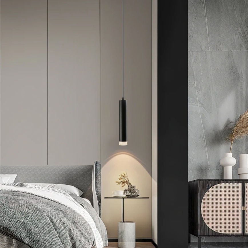 Immax NEO 07274W - LED RGB+CCT dimmbare Pendelleuchte an Seil NEO LITE PUNTO 1xGU10/6W/230V Wi-Fi Tuya