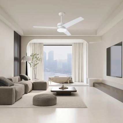 Immax NEO 07284L - LED+CCT dimmbarer Deckenventilator VARIABLE LED/24W/230V 3000/4000/6000K Wi-Fi Tuya Ø 132 cm + Fernbedienung