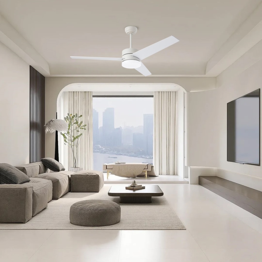 Immax NEO 07284L - LED+CCT dimmbarer Deckenventilator VARIABLE LED/24W/230V 3000/4000/6000K Wi-Fi Tuya Ø 132 cm + Fernbedienung