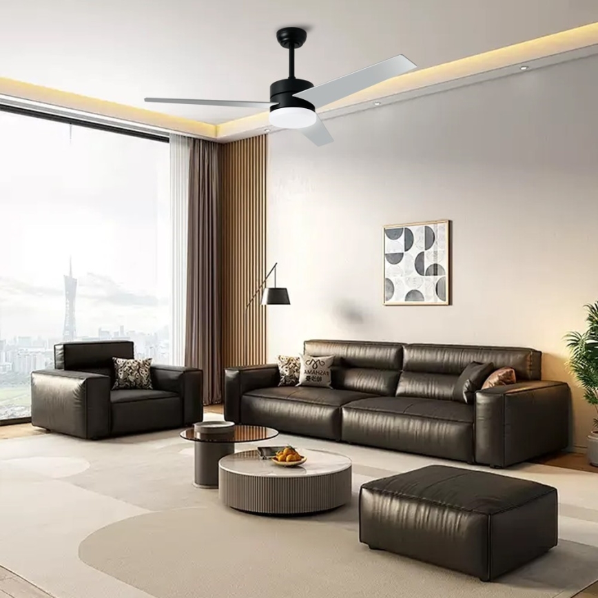 Immax NEO 07285L - VARIABLE LED+CCT dimmbarer Deckenventilator LED/24W/230V 3000/4000/6000K Wi-Fi Tuya Ø 132 cm + Fernbedienung