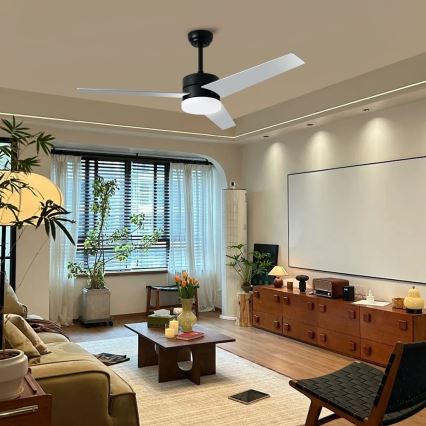 Immax NEO 07285L - VARIABLE LED+CCT dimmbarer Deckenventilator LED/24W/230V 3000/4000/6000K Wi-Fi Tuya Ø 132 cm + Fernbedienung