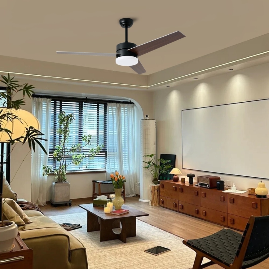 Immax NEO 07285L - VARIABLE LED+CCT dimmbarer Deckenventilator LED/24W/230V 3000/4000/6000K Wi-Fi Tuya Ø 132 cm + Fernbedienung