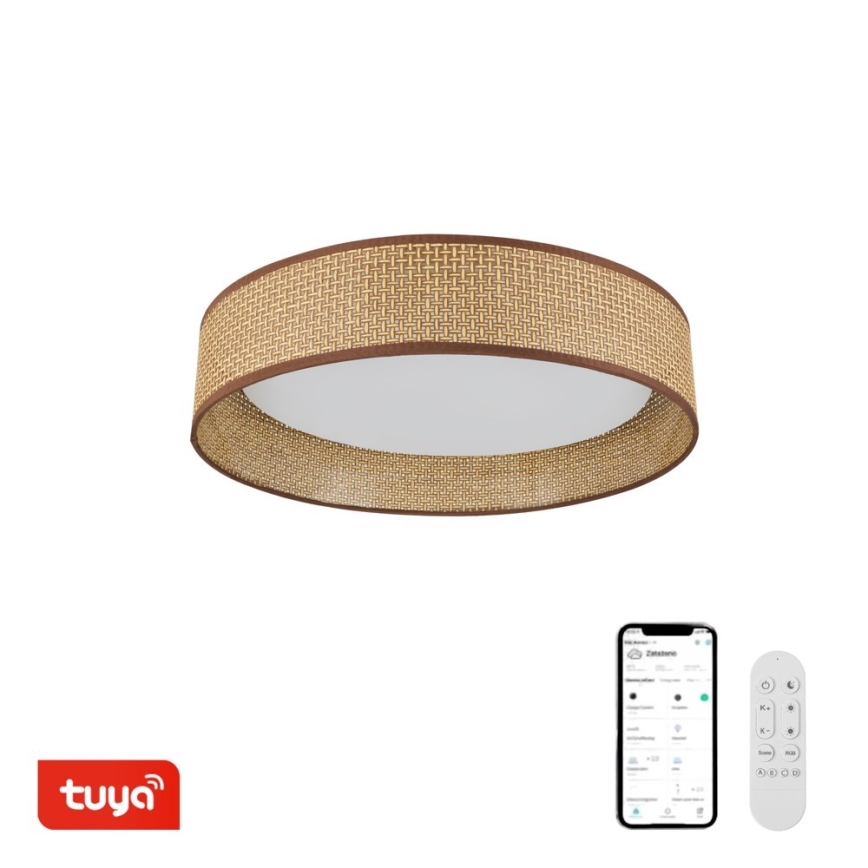 Immax NEO 07288L - LED+CCT, dimmbare Deckenleuchte LONA LED/36W/230V 3000-6000K Wi-Fi Tuya Ø 45,5 cm + Fernbedienung