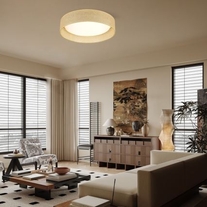 Immax NEO 07289L - LED+CCT dimmbare Deckenleuchte LONA LED/36W/230V 3000–6000K Wi‑Fi Tuya Ø 45,5 cm + Fernbedienung