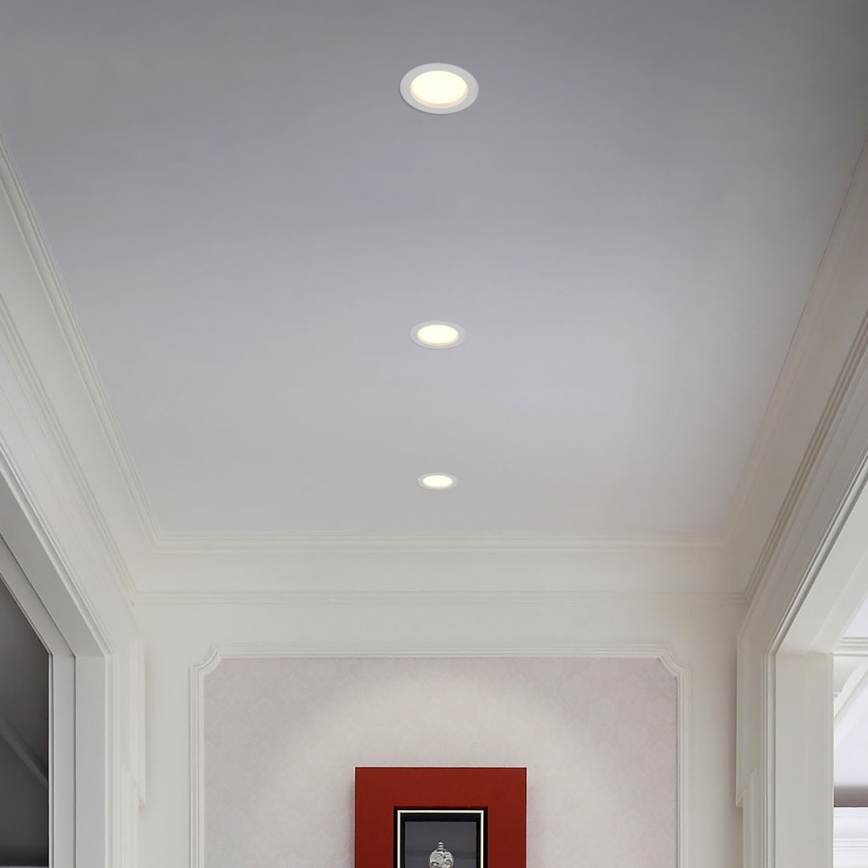 Immax NEO 07294L - LED dimmbares DOWN-Einbauleuchte LED/12W/230V Wi-Fi Tuya Ø 12 cm weiß