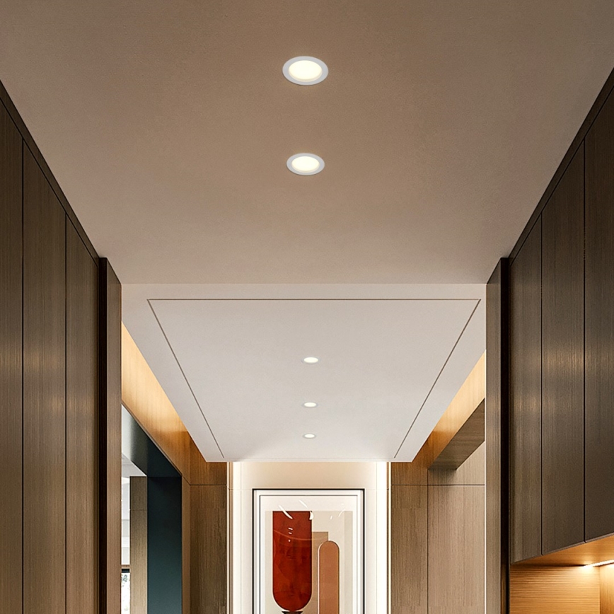 Immax NEO 07294L - LED dimmbares DOWN-Einbauleuchte LED/12W/230V Wi-Fi Tuya Ø 12 cm weiß