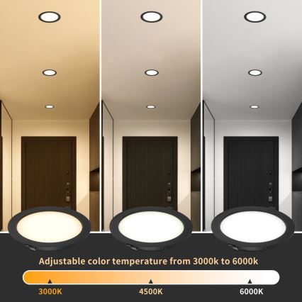 Immax NEO 07294L - LED dimmbares DOWN-Einbauleuchte LED/12W/230V Wi-Fi Tuya Ø 12 cm weiß